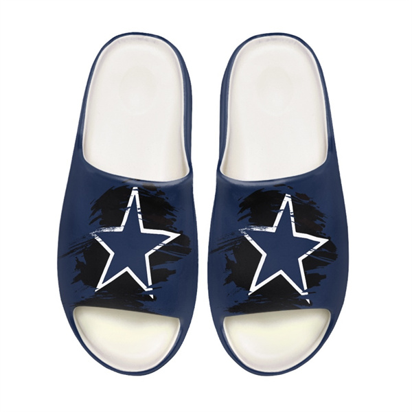 Men's Dallas Cowboys Yeezy Slippers/Shoes 002